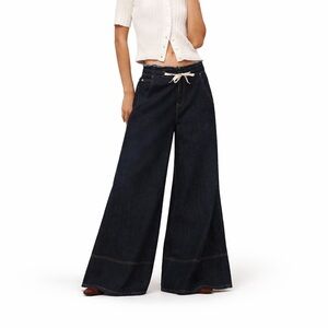 Pilcro 29x29 Tenney Drawstring Wide-Leg 0276 Jeans Anthropologie blue Y2K skater